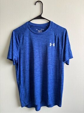 Under Armour Royal Blue Heather Short Sleeve Performance Tee
